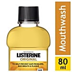 Listerine Mouthwash Liquid - Original, Removes 99.9% Germs 80 ml 