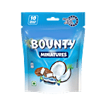 Bounty Miniatures Coconut Filled Chocolate Bar 100 g (10x10 g)