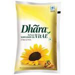 Dhara  Refined - Sunflower Oil 1 L Pouch