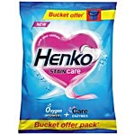 Henko Detergent Powder - Stain Care 3 kg Pouch Get Bucket Free