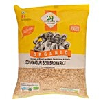 24 Mantra Organic - Sonamasuri Semi Brown Hand Pounded Rice/Akki 1 kg Pouch