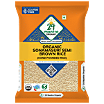 24 Mantra Organic Organic Semi Brown Rice/Akki 5 kg Pouch