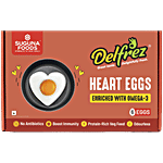 Delfrez  Eggs With Omega 3 & Vitamin E For Healthy Heart 6 pcs Carton