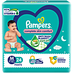 Pampers  Complete Skin Comfort Diaper Pants - M, 7-12 kg 24 pcs