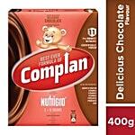 Complan Nutrigro Growth Drink for Toddlers - Delicious Chocolate Flavour, 2-6 Years 400 g Carton