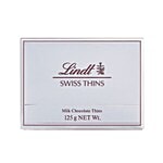 Lindt Chocolate - Swiss Thins Milk 125 g Pouch