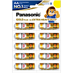 Panasonic Carbon Zinc AA Battery - Gold Plus 10 pcs