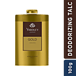 Yardley London Gold Deodorizing Talc for Men| Fresh Woody Scent 100 g 