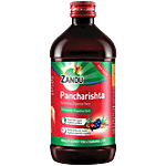 Zandu Pancharishta Ayurvedic Tonic - For Digestion, Acidity, Constipation & Gas Relief 450 ml