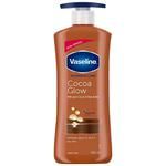 Vaseline Intensive Care Cocoa Glow Body Lotion - With Shea Butter, Non-Greasy Formula 400 ml 