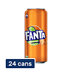 Fanta Soft Drink Orange Flavored 300 ml (Pack of 24)