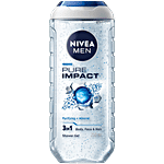 Nivea Men Pure Impact 3 In 1 Shower Gel 250 ml