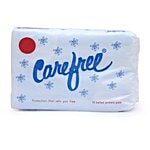 Carefree Sanitary Pads - Regular, Belted, Unique Moisture-Proof Shield 10 pcs