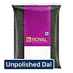 bb Royal Urad Black Dal - Whole - Desi, Unpolished 200 g Pouch