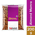 bb Royal Almond/Badam - Mamra Giri 200 g Pouch