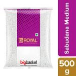 BB Royal Sabudana - White, Medium 500 g Pouch