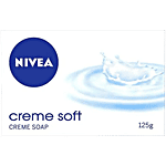 Nivea Creme Soft Soap, Enriched with Almond Oil, Ph Balanced 125 g (Pack of 4)