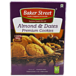 Baker Street Premium Cookies - Almond & Dates 150 g Pouch