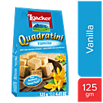 Loacker Quadratini Wafer Cookies - Vanilla 125 g Pouch