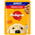 Pedigree Adult Wet Dog Food - Chicken & Liver Chunks In Gravy 70 g 