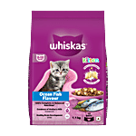 Whiskas Junior Mother Cat & Kitten 2-12 Months Dry Cat Food - Ocean Fish Flavour 1.1 kg