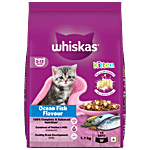 Whiskas Junior Mother Cat & Kitten 2-12 Months Dry Cat Food - Ocean Fish Flavour 1.1 kg