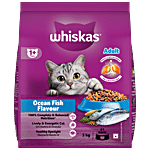 Whiskas Adult 1+ Years Dry Cat Food - Ocean Fish Flavour 3 kg