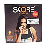 Skore Dotted & Colored Condoms - Flavours 20s pack 12 wallet