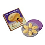 Mysore Sandal Sixer, Gold Natural Sandalwood & Almond Soap, Enriched with Moisturizer 125 g Pack of 6