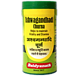 Baidyanath Ashwagandhadi Powder - For Stamina & Stress Relief 50 g Bottle