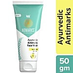 Bajaj Nomarks Ayurvedic Antimarks Face Wash - Helps Prevent Marks, For Oily Skin, Soap Free 50 g 