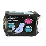 Whisper Sanitary Pads - Maxi Nights XL, with Wings Extra Heavy Flow 7 pcs