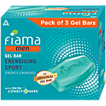 Fiama Men Energizing Sport Gel Bar 375 g (Pack of 3)