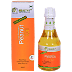 Health 1st Peanut Oil - Cold Pressed 200 ml Bottle
