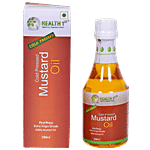 Health 1st Mustard Oil - Cold Pressed 200 ml Bottle