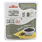 Dairy Craft Cheese Slices - Black Pepper 200 g Pouch