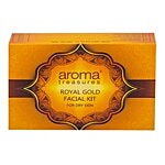 Aroma Treasures Royal Gold Facial Kit For Dry Skin - Single Time Use 20 g 