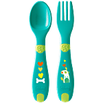 Chicco First Cutlery 12M+ - Green 1 pc