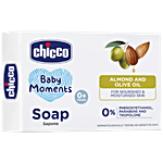 Chicco Baby Moments - Soap, Almond & Olive Oil, For Deep Moisturised Skin & Nourished Skin 75 g