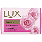Lux Rose & Vitamin E Soap Bar, For Soft Glowing Skin with 7 Beauty Ingredients 100 g 