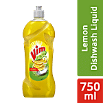 Vim Dishwash Liquid Gel - Lemon 750 ml Bottle