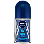 Nivea Men Roll On Deodorant - Fresh Active, For Men 50 ml Can