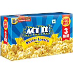 ACT II Butter Lover's Microwave Popcorn 99 g Carton (Pack of 3)