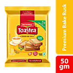 Britannia Toastea Premium Bake Rusk - With Real Elaichi 50 g