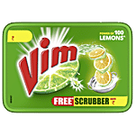 Vim Lemon Dishwash Bar 480 g (Get Free Scrubber)