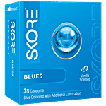 Skore Condoms - Blue Colored 3 pcs 