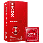 Skore Not Out Condoms - Climax Delay & Dotted 10 pcs