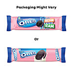 Cadbury Oreo Strawberry Flavour Creme Sandwich Biscuit 108.55 g 