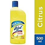 Lizol Disinfectant Surface & Floor Cleaner - Citrus, Kills 99.9% Germs 500 ml Bottle