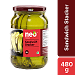 Neo Sandwich Stacker Gherkins 480 g Bottle